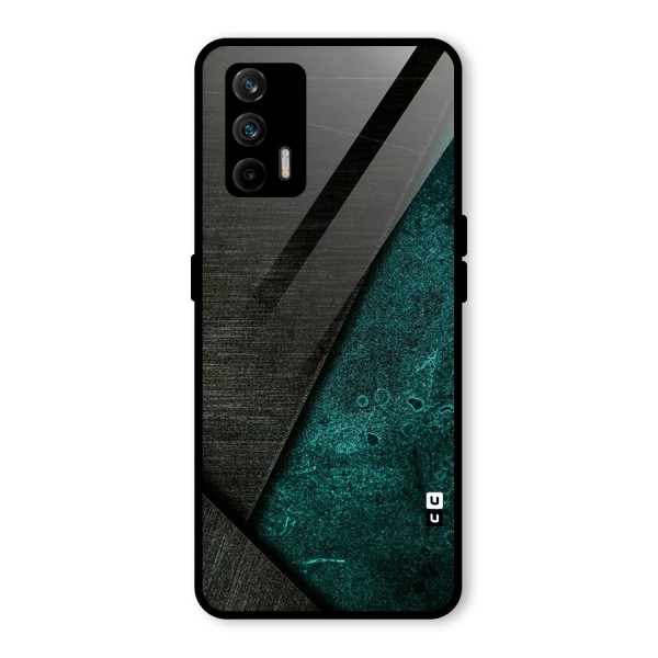 Dark Olive Green Glass Back Case for Realme X7 Max