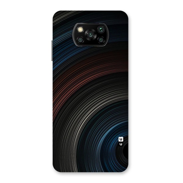 Dark Shade Swirls Back Case for Poco X3