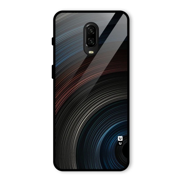 Dark Shade Swirls Glass Back Case for OnePlus 6T