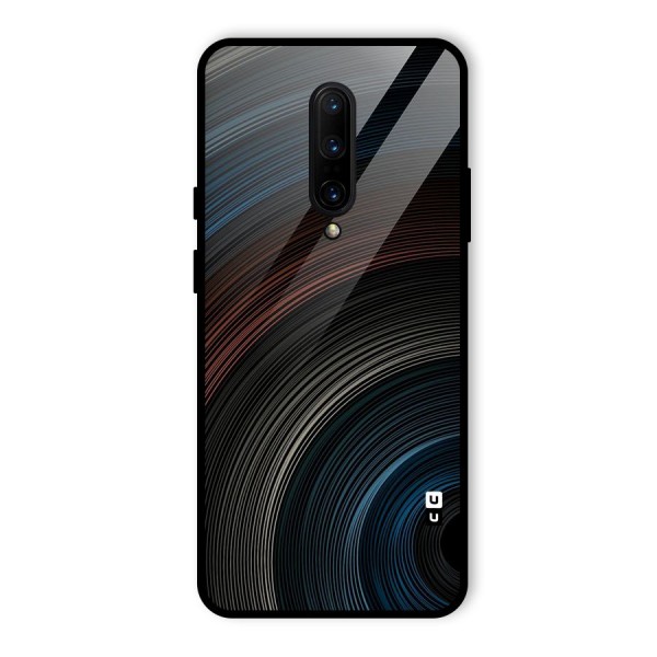 Dark Shade Swirls Glass Back Case for OnePlus 7 Pro