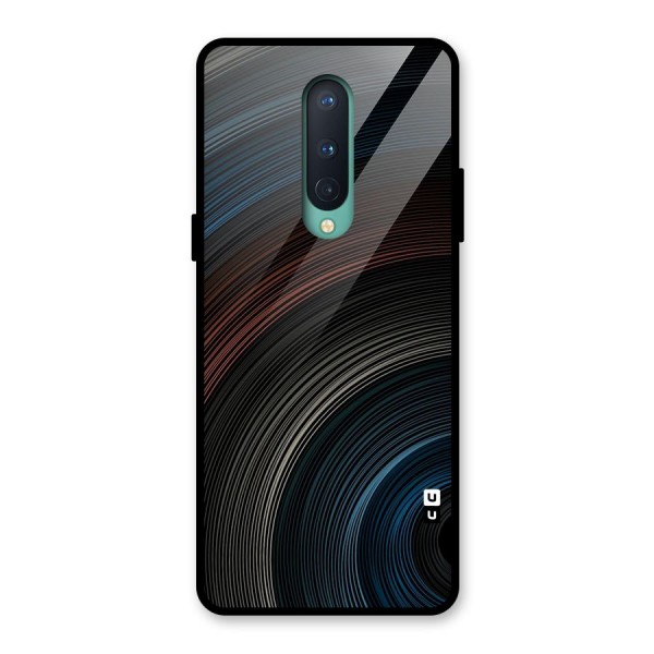 Dark Shade Swirls Glass Back Case for OnePlus 8