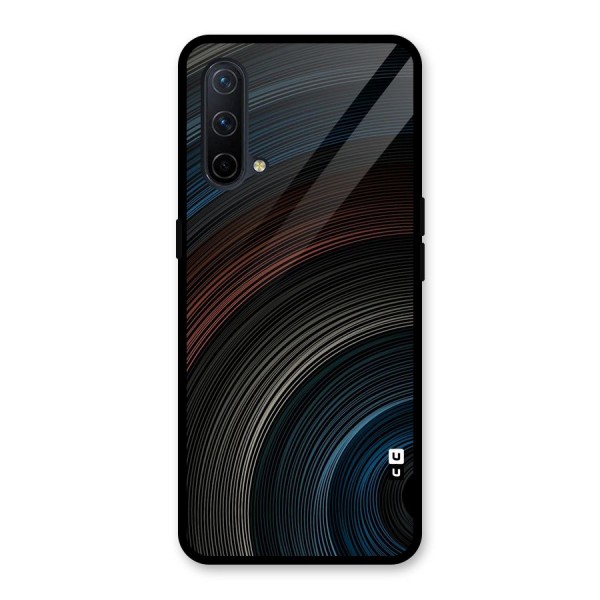 Dark Shade Swirls Glass Back Case for OnePlus Nord CE 5G