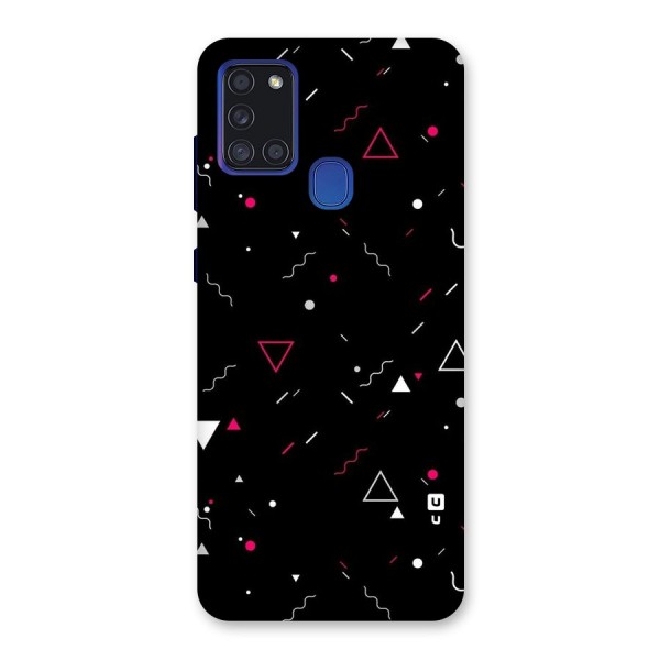 Dark Shapes Design Back Case for Galaxy A21s