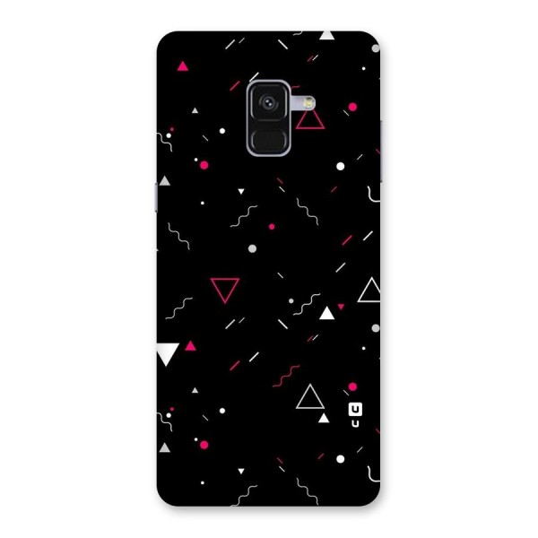 Dark Shapes Design Back Case for Galaxy A8 Plus
