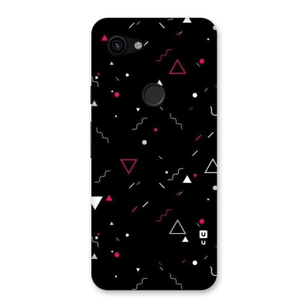 Dark Shapes Design Back Case for Google Pixel 3a