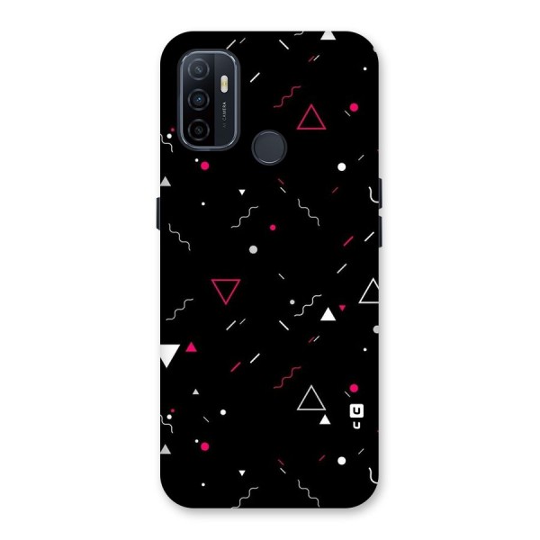 Dark Shapes Design Back Case for Oppo A53