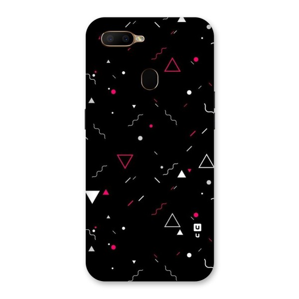 Dark Shapes Design Back Case for Oppo A5s