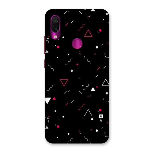 Dark Shapes Design Back Case for Redmi Note 7 Pro
