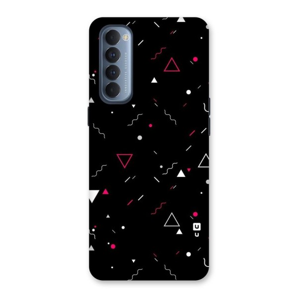 Dark Shapes Design Back Case for Reno4 Pro