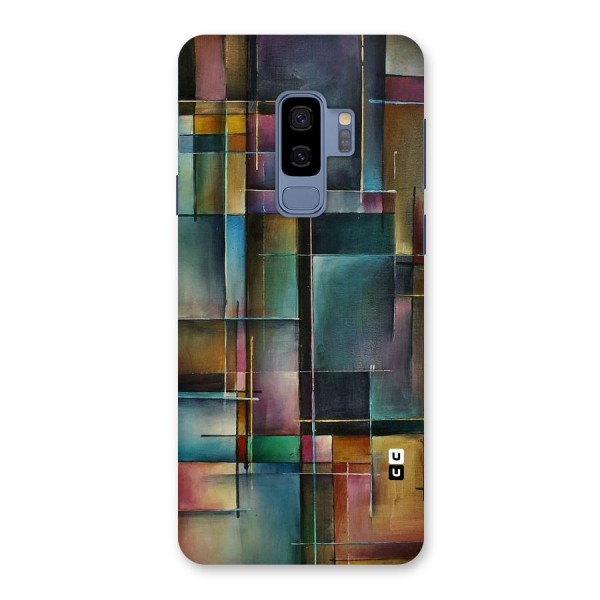Dark Square Shapes Back Case for Galaxy S9 Plus