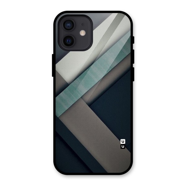 Dark Stripes Glass Back Case for iPhone 12