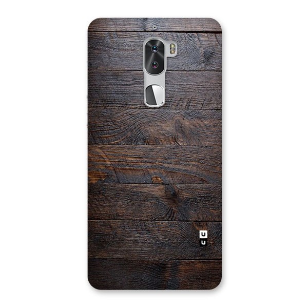 Dark Wood Printed Back Case for Coolpad Cool 1