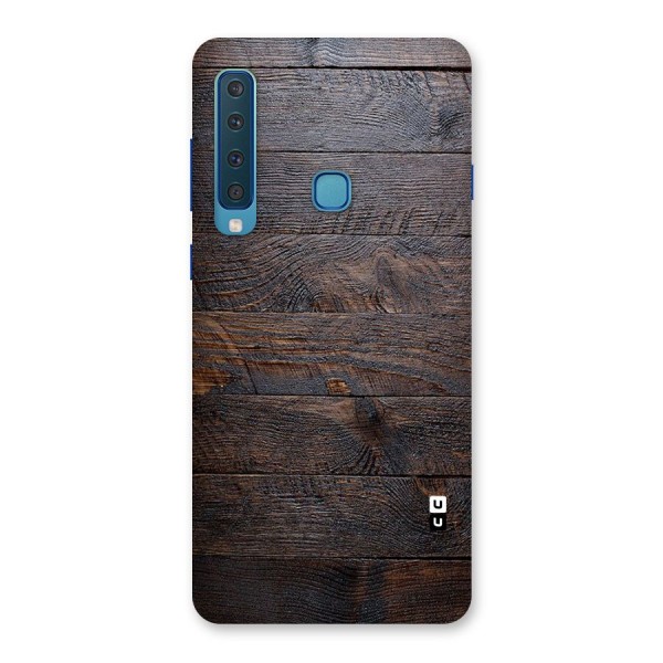Dark Wood Printed Back Case for Galaxy A9 (2018)