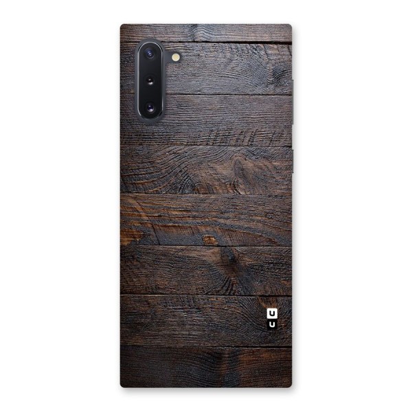 Dark Wood Printed Back Case for Galaxy Note 10