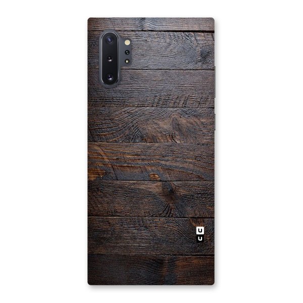 Dark Wood Printed Back Case for Galaxy Note 10 Plus