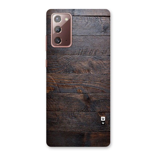 Dark Wood Printed Back Case for Galaxy Note 20