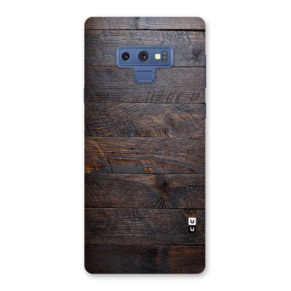 Dark Wood Printed Back Case for Galaxy Note 9