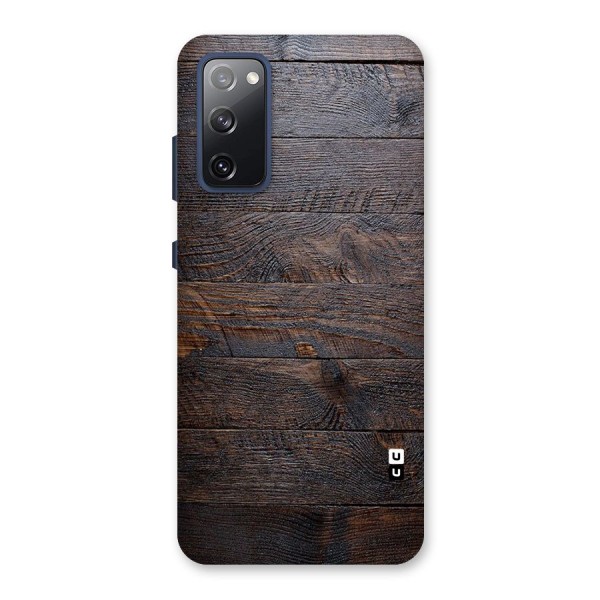 Dark Wood Printed Back Case for Galaxy S20 FE