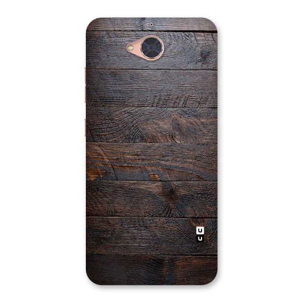 Dark Wood Printed Back Case for Gionee S6 Pro