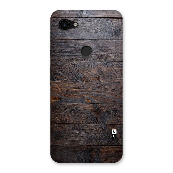 Dark Wood Printed Back Case for Google Pixel 3a XL