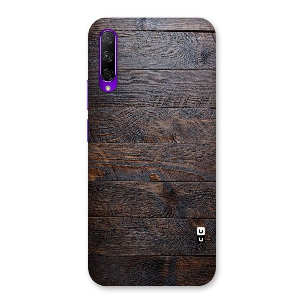Dark Wood Printed Back Case for Honor 9X Pro