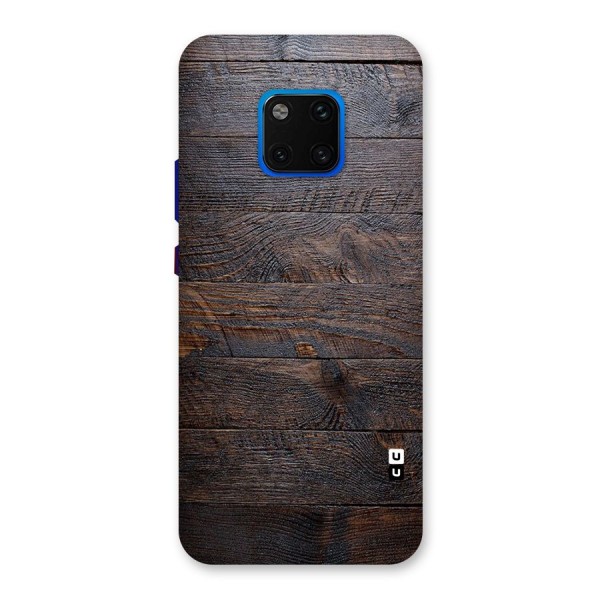 Dark Wood Printed Back Case for Huawei Mate 20 Pro