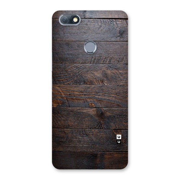 Dark Wood Printed Back Case for Infinix Note 5
