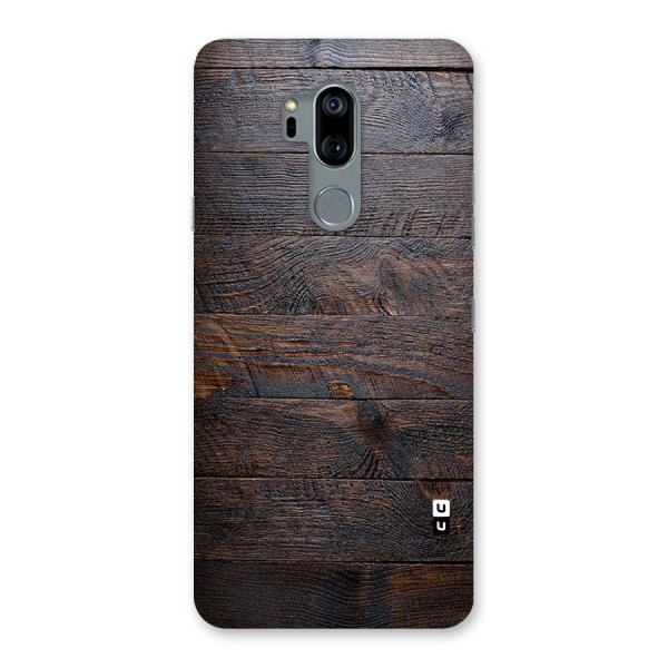 Dark Wood Printed Back Case for LG G7