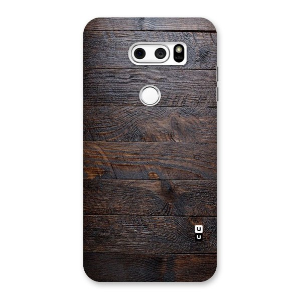 Dark Wood Printed Back Case for LG V30