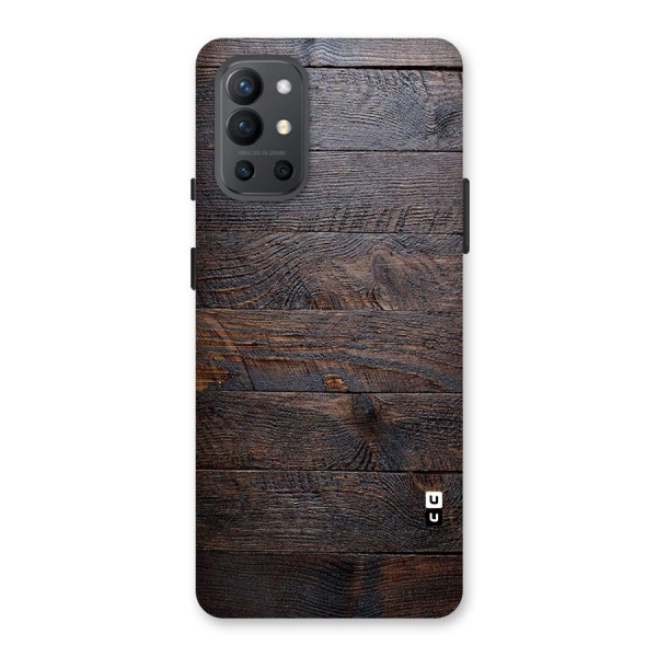 Dark Wood Printed Back Case for OnePlus 9R