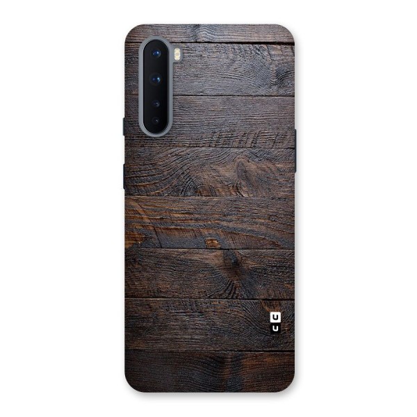 Dark Wood Printed Back Case for OnePlus Nord