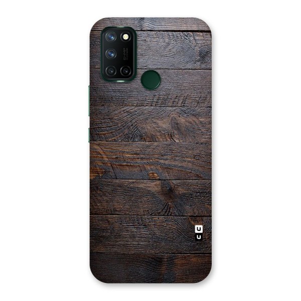 Dark Wood Printed Back Case for Realme 7i