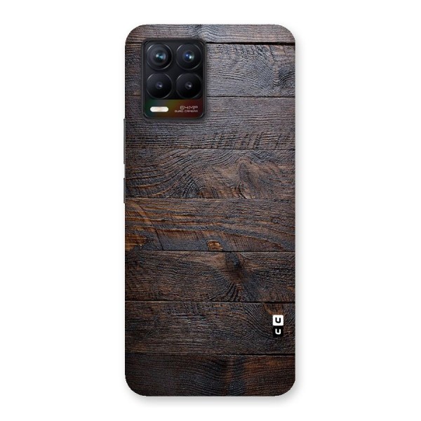 Dark Wood Printed Back Case for Realme 8