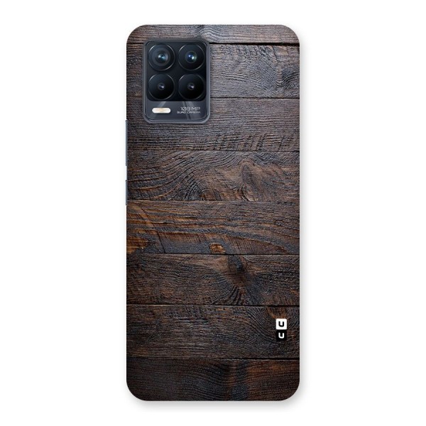 Dark Wood Printed Back Case for Realme 8 Pro