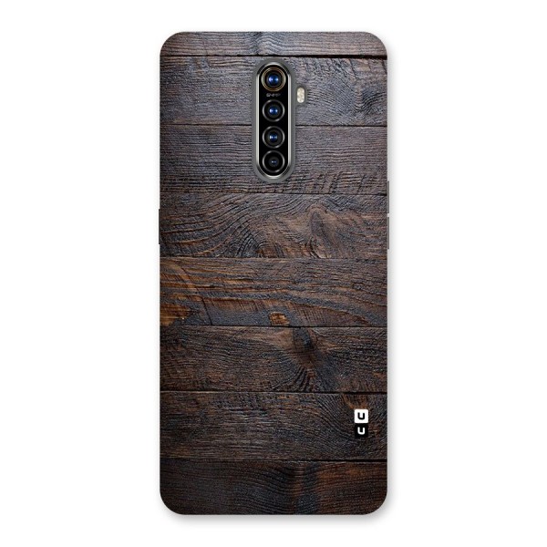 Dark Wood Printed Back Case for Realme X2 Pro