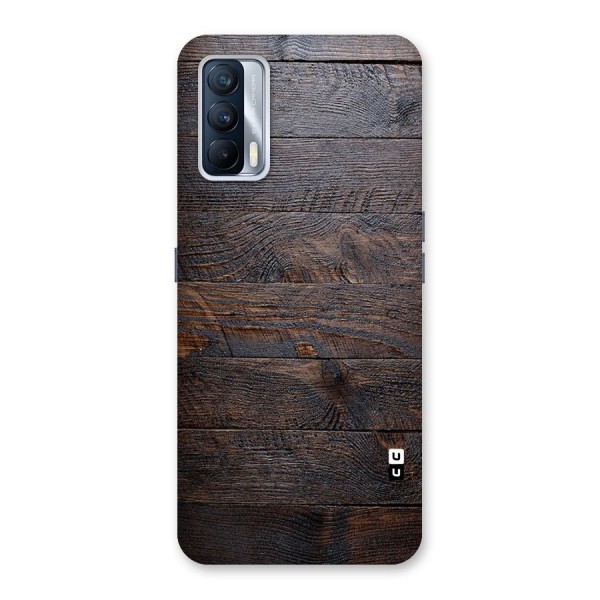 Dark Wood Printed Back Case for Realme X7