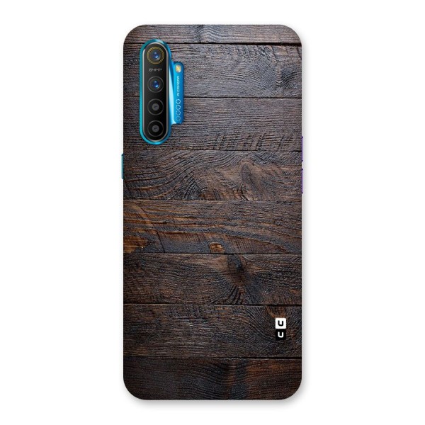Dark Wood Printed Back Case for Realme XT