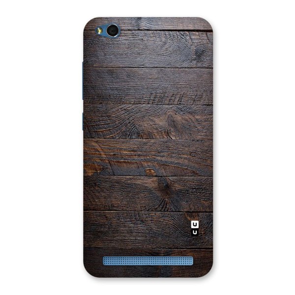 Dark Wood Printed Back Case for Redmi 5A