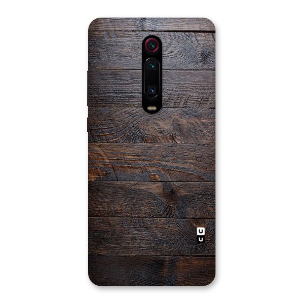 Dark Wood Printed Back Case for Redmi K20