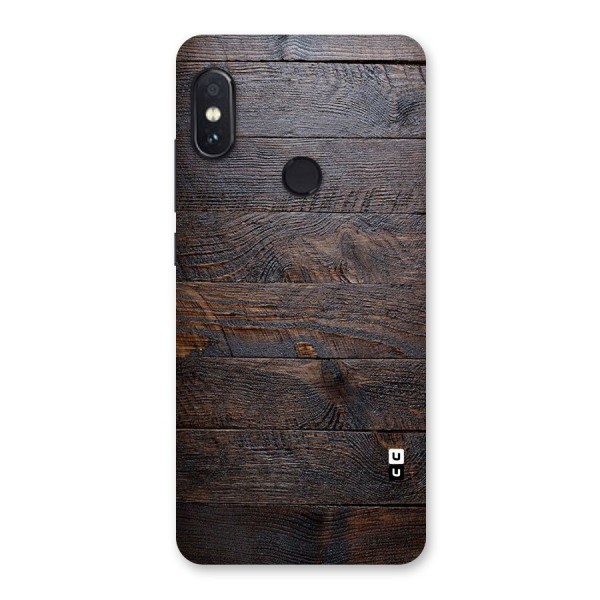 Dark Wood Printed Back Case for Redmi Note 5 Pro