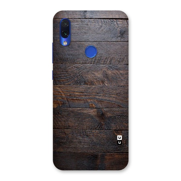 Dark Wood Printed Back Case for Redmi Note 7