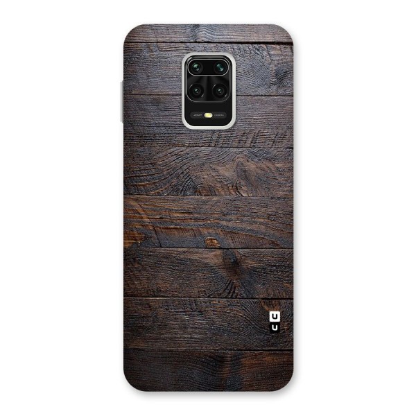 Dark Wood Printed Back Case for Redmi Note 9 Pro