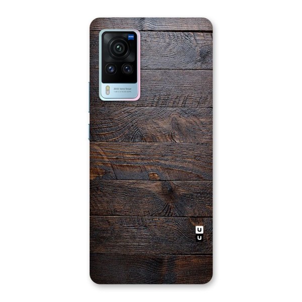 Dark Wood Printed Back Case for Vivo X60 Pro