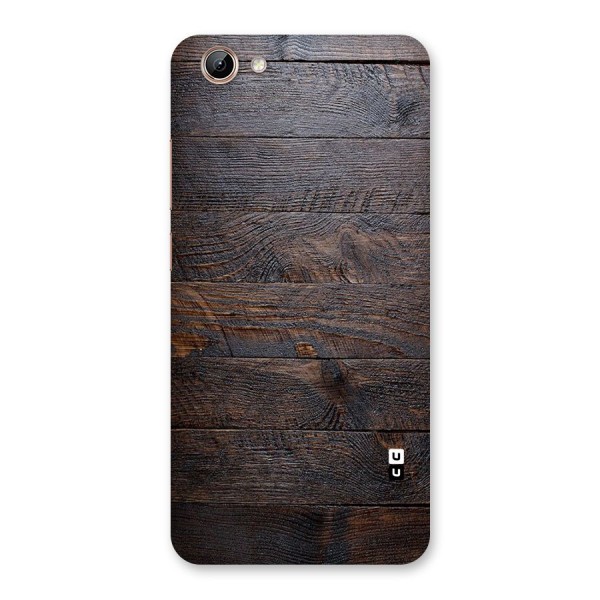 Dark Wood Printed Back Case for Vivo Y71