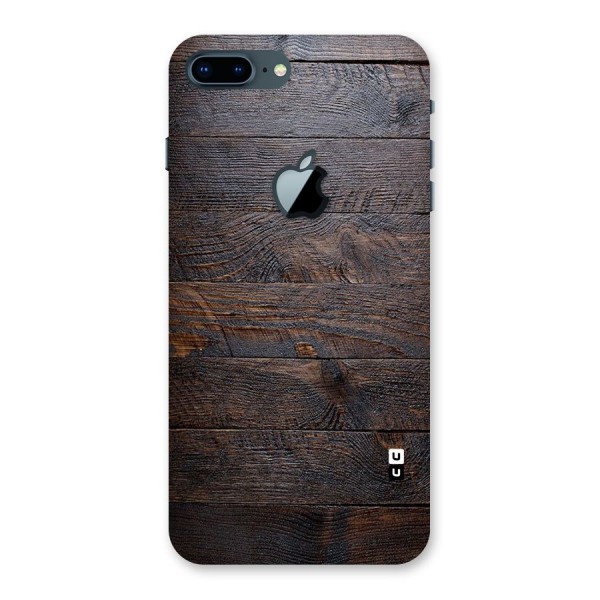 Dark Wood Printed Back Case for iPhone 7 Plus Apple Cut