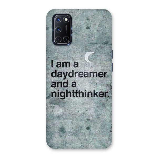 Day Dreamer Night Thinker Back Case for Oppo A52