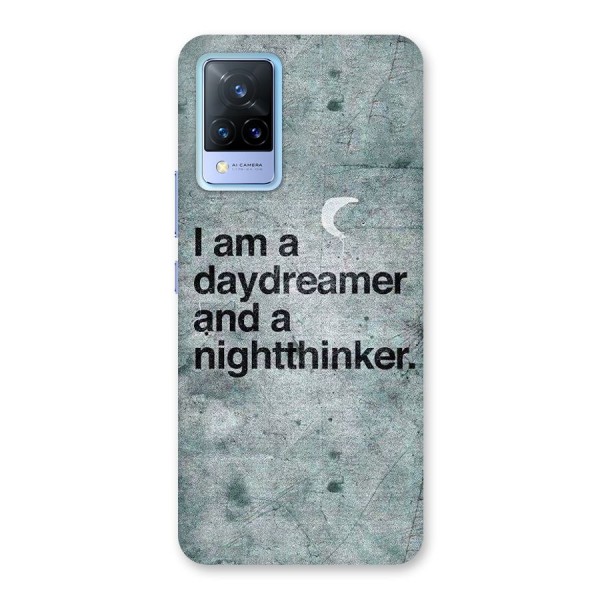 Day Dreamer Night Thinker Back Case for Vivo V21 5G