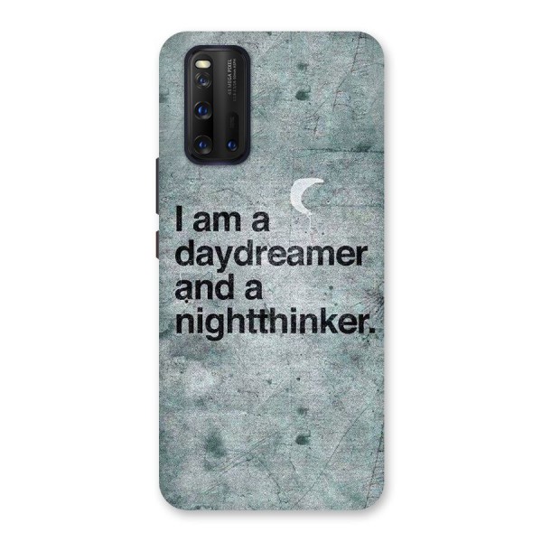 Day Dreamer Night Thinker Back Case for Vivo iQOO 3