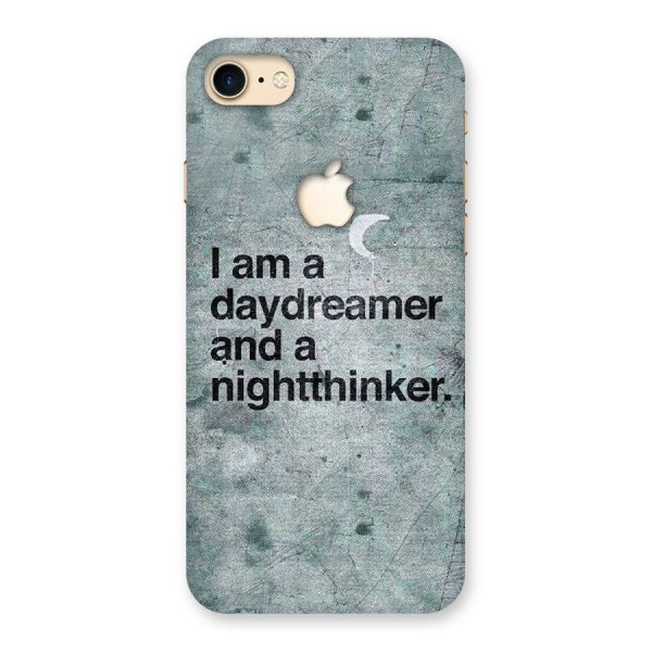 Day Dreamer Night Thinker Back Case for iPhone 7 Apple Cut