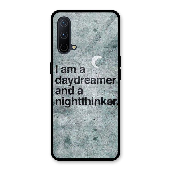 Day Dreamer Night Thinker Glass Back Case for OnePlus Nord CE 5G
